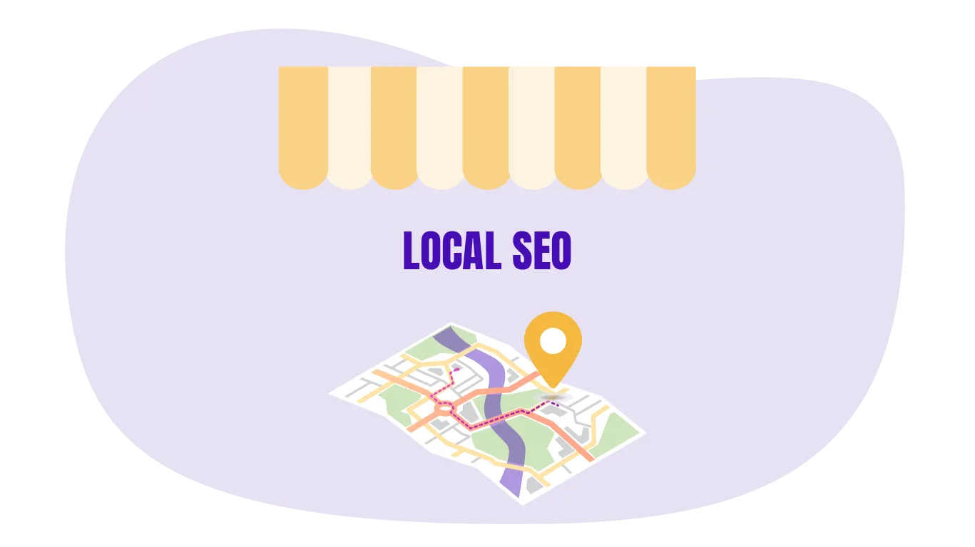 Zu sehen ist eine Map. Diese dient als Symbolgrafik für local SEO