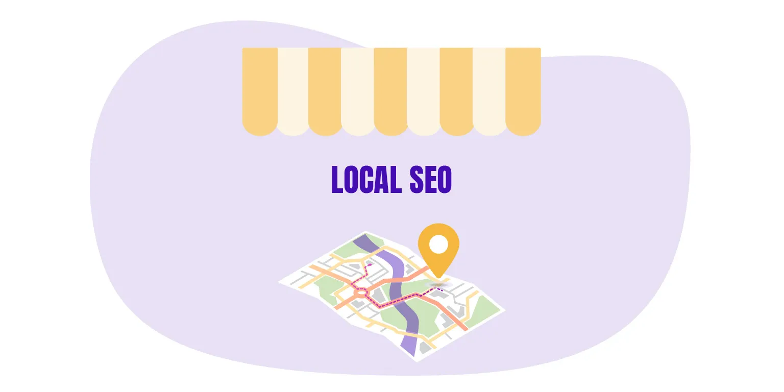 Zu sehen ist eine Map. Diese dient als Symbolgrafik für local SEO